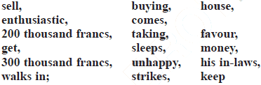 NCERT Solutions for Class 9 English - Villa for Sale