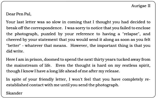 Letters From The Planet Aurigae II NCERT Solutions | Communicative English for Class 10