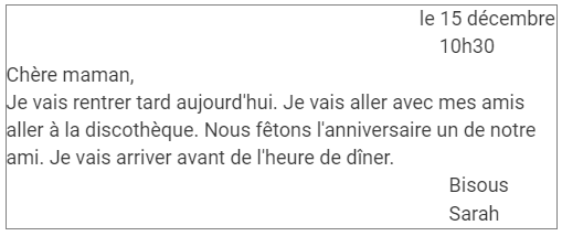 Worksheet Solutions: Des invitations | French for Class 8