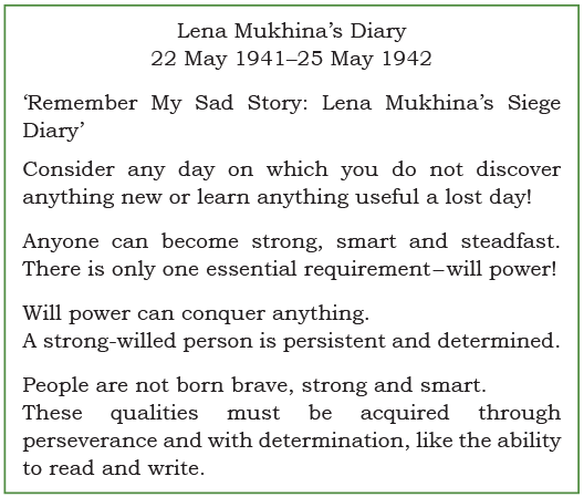 From the Diary of Anne Frank NCERT Solutions | English Class 10