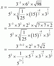 Exponents of Real Numbers- 2 RD Sharma Solutions | Mathematics (Maths) Class 9