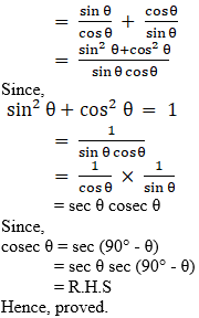 NCERT Exemplar: Introduction to Trigonometry | Mathematics (Maths) Class 10
