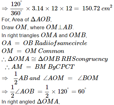 Class 10 Maths Chapter 11 Important Question Answers - Areas Related to Circles