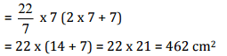 NCERT Solutions (Ex - 11.3, 11.4) - Mensuration