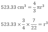 Surface Area and Volumes Class 9 Notes Maths Chapter 12