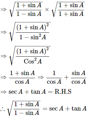 Class 10 Maths Chapter 8 Important Question Answers - Introduction to Trigonometry