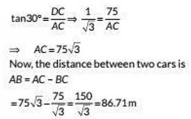Class 10 Maths Chapter 9 Previous Year Questions - Some Application of Trigonometry