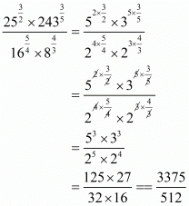 Exponents of Real Numbers- 2 RD Sharma Solutions | Mathematics (Maths) Class 9