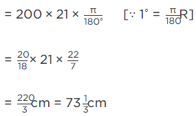 NCERT Exemplar: Areas Related to Circles - 2 - Class 10