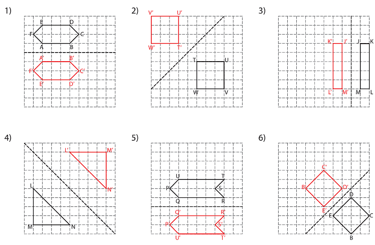 Worksheet Solutions: Mirror Image | Know Your Aptitude Class 6 To 8 - Class 8