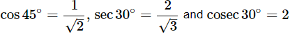 Class 10 Maths Chapter 8 Important Question Answers - Introduction to Trigonometry