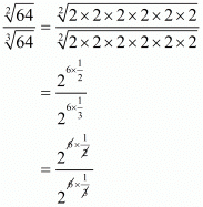 Exponents of Real Numbers- 2 RD Sharma Solutions | Mathematics (Maths) Class 9