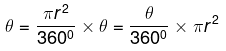 Area Related to Circles Class 10 Notes Maths Chapter 11
