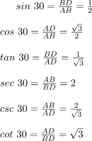 Trigonometric Ratios of Some Specific Angles | Mathematics for SSS 1