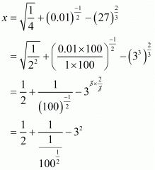 Exponents of Real Numbers- 2 RD Sharma Solutions | Mathematics (Maths) Class 9