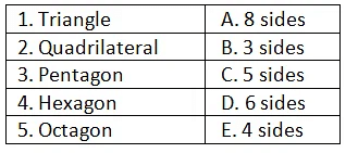 Worksheet Solutions: Polygons | Know Your Aptitude Class 6 To 8 - Class 8