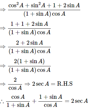 Class 10 Maths Chapter 8 Important Question Answers - Introduction to Trigonometry