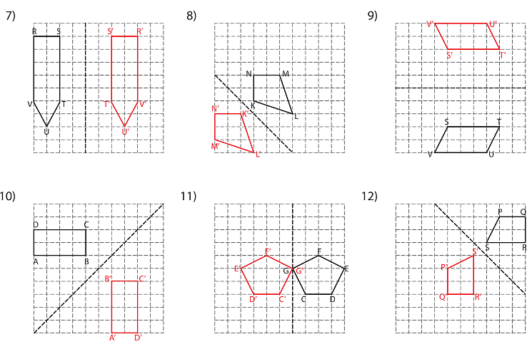 Worksheet Solutions: Mirror Image | Know Your Aptitude Class 6 To 8 - Class 8