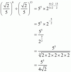 Exponents of Real Numbers- 2 RD Sharma Solutions | Mathematics (Maths) Class 9