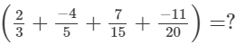 Rs Aggarwal Solutions: Exercise 1H - Rational Numbers | Mathematics (Maths) Class 8