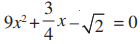 NCERT Exemplar: Quadratic Equations - 1 | Mathematics (Maths) Class 10