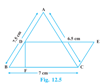 NCERT Exemplar Solutions: Heron`s Formula | Mathematics (Maths) Class 9