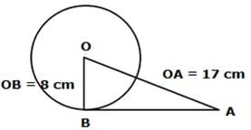 RS Aggarwal Solutions: Circles- 1 - Class 10