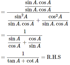 Class 10 Maths Chapter 8 Important Question Answers - Introduction to Trigonometry