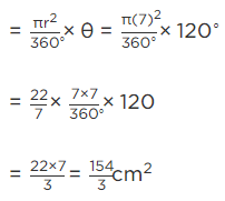 NCERT Exemplar: Areas Related to Circles - 2 - Class 10