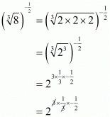 Exponents of Real Numbers- 2 RD Sharma Solutions | Mathematics (Maths) Class 9