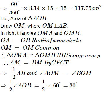 Class 10 Maths Chapter 11 Important Question Answers - Areas Related to Circles