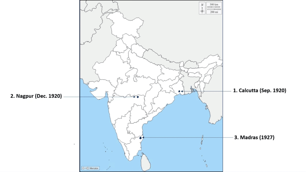 Map Based Questions: Nationalism in India | Social Studies (SST) Class 10