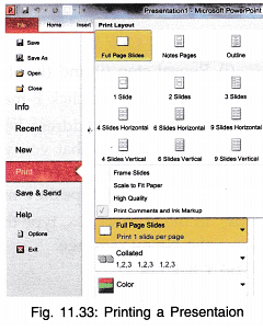 MS-PowerPoint Chapter Notes | Computer Science for Grade 9