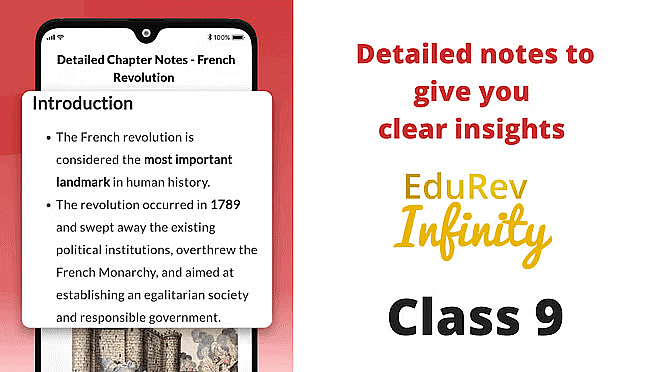 What do you get in EduRev Infinity for class 9 | Social Studies (SST) Class 9