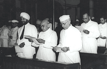 Elected Members at the First Constituent Assembly