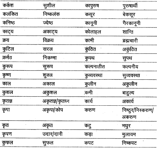 विलोम शब्द | Hindi Class 9 (Sparsh and Sanchayan)