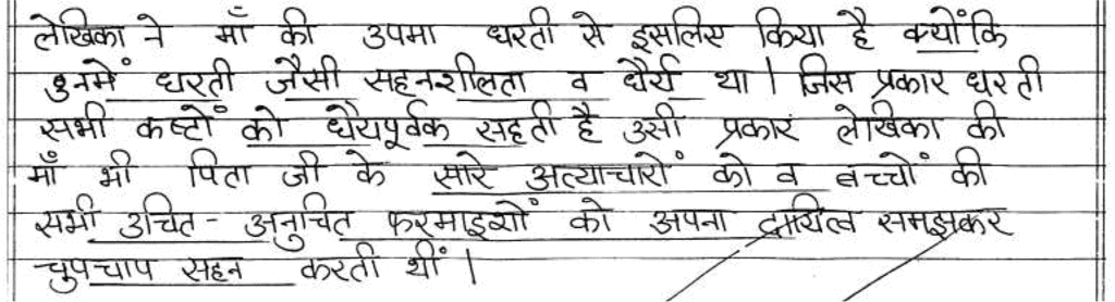 Class 10 Hindi (A): Topper`s Answer Sheet (2019) | Hindi Class 10