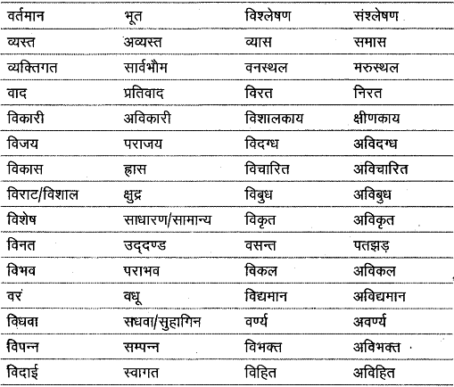 विलोम शब्द | Hindi Class 9 (Sparsh and Sanchayan)