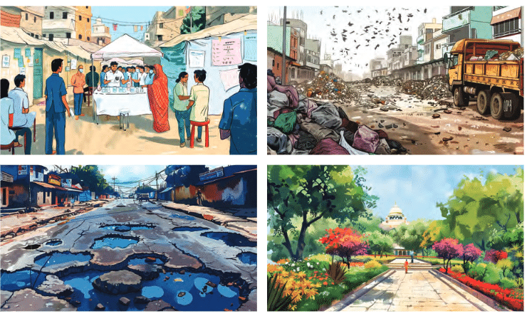 Grassroots Democracy- Local Government in Urban Areas Chapter Notes | Social Studies (SST) Class 6