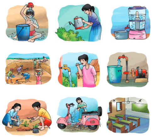 NCERT Solutions for Class 7 Hindi Chapter 4 पानी रे पानी
