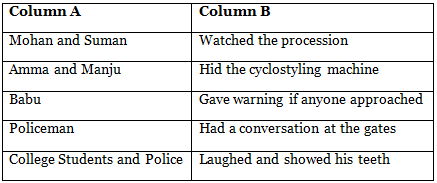 The Narayanpur Incident Class 7 Worksheet English Oxford