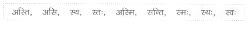 Worksheet: अहं च त्वं च | Sanskrit for class 6
