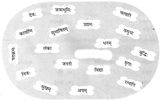 Worksheet: पृथिव्यां त्रीणि रत्नानि | Sanskrit for class 6