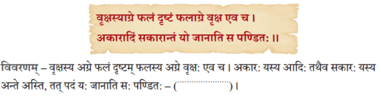 यो जानाति सः पण्डित: Chapter Notes | Sanskrit for class 6