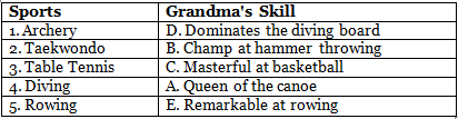 Worksheet Solutions: Olympic Granny | New Pathways Class 6: Book Solutions, Summaries & Worksheets