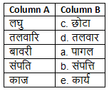 Worksheet Solutions: रहीम के दोहे | Worksheets with Solutions for Class 6