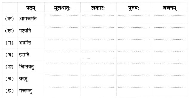 Worksheet: अतिथिदेवो भव | Sanskrit for class 6