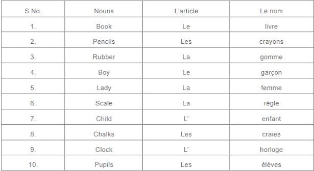 NCERT Solutions: Les Copains