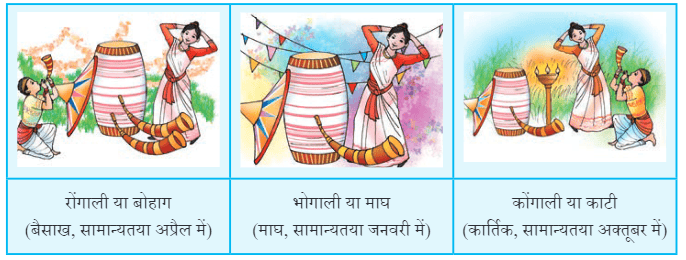 सत्रिया और तिहू नृत्य NCERT Solutions | Hindi for Class 6