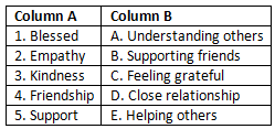 Worksheet Solutions: A Friend’s Prayer | Worksheets with Solutions for Class 6